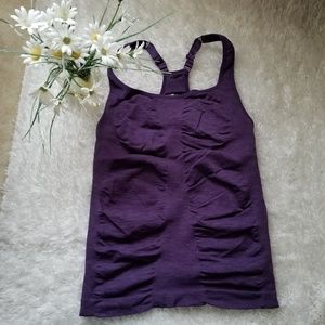 Athleta Performance Seamless Purple tank top sz S